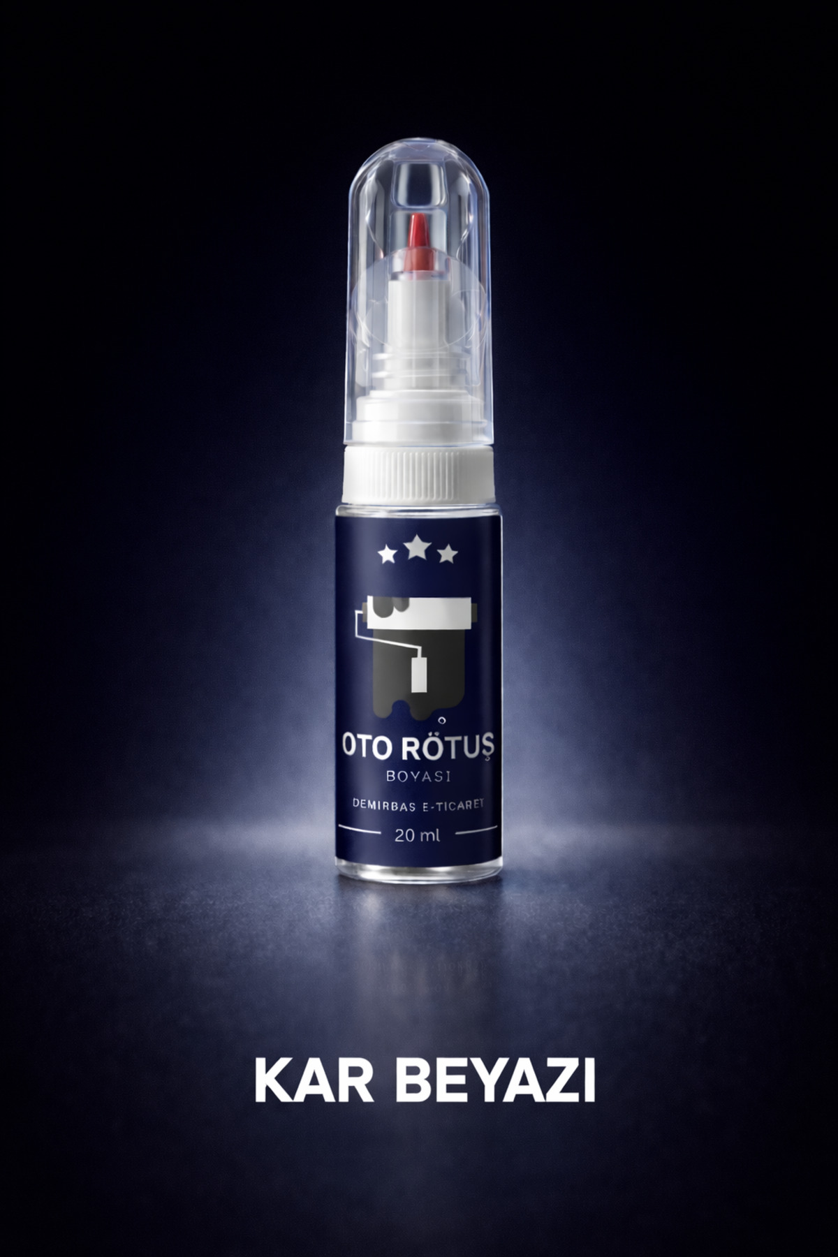 369/389 Glacier White Kar Beyazı Oto Rötuş Boyası – İğneli ve Fırçalı Kalem Şişe – 20 ml