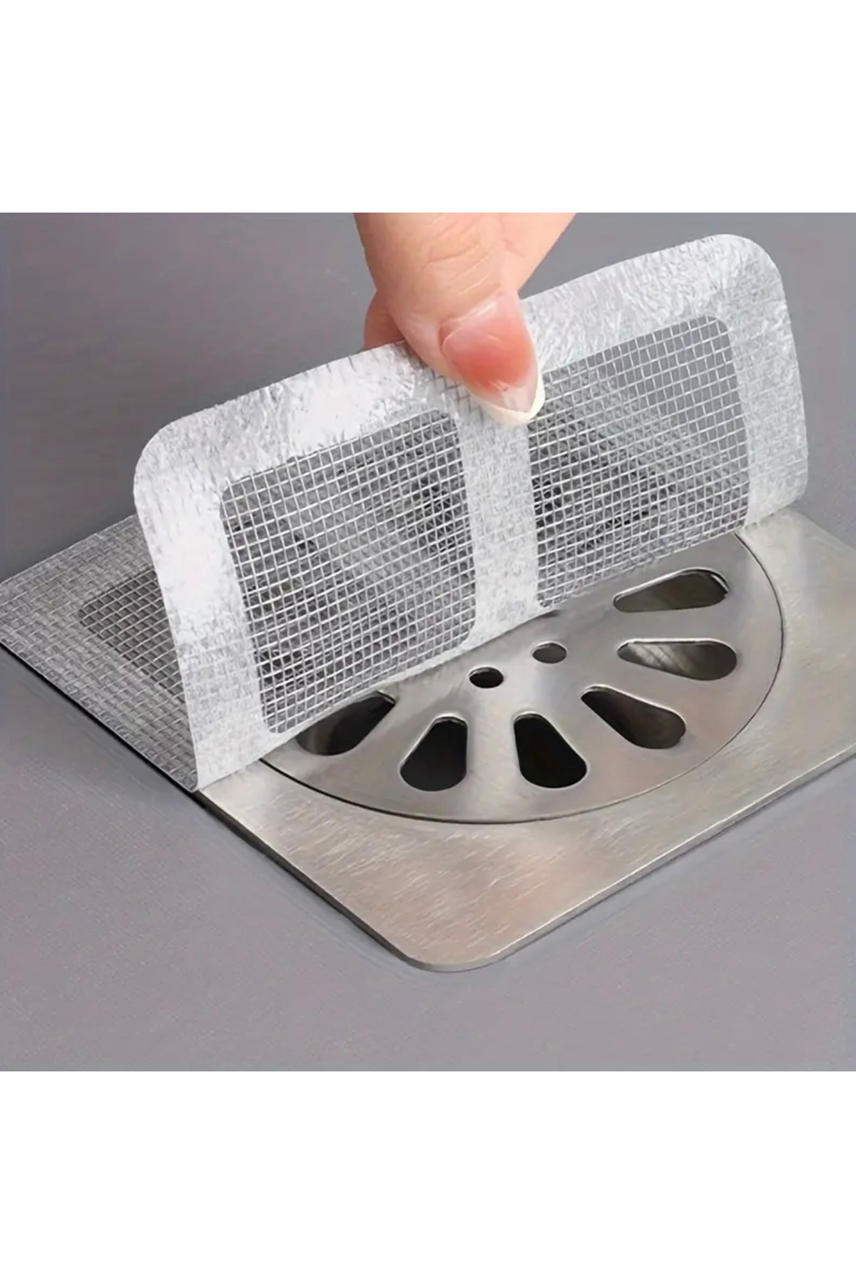 2 li Kendinden Yapışkanlı Gider Filtresi Tıkanıklık ve Saç Önleyici