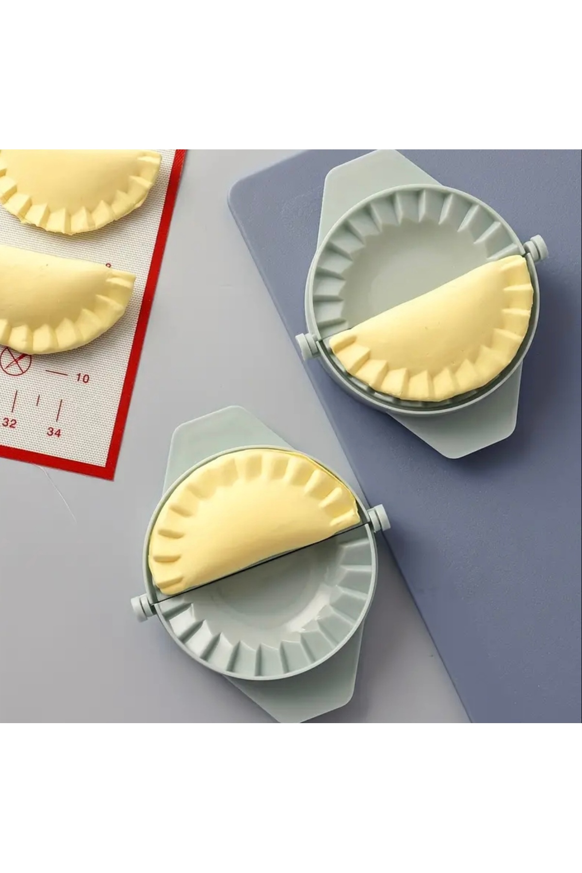 Mantı Kalıbı | Pratik Yarım Ay Şekilli Hamur Kalıbı | Empanada, Börek, Mantı, Poğaça, Yapım Aparatı