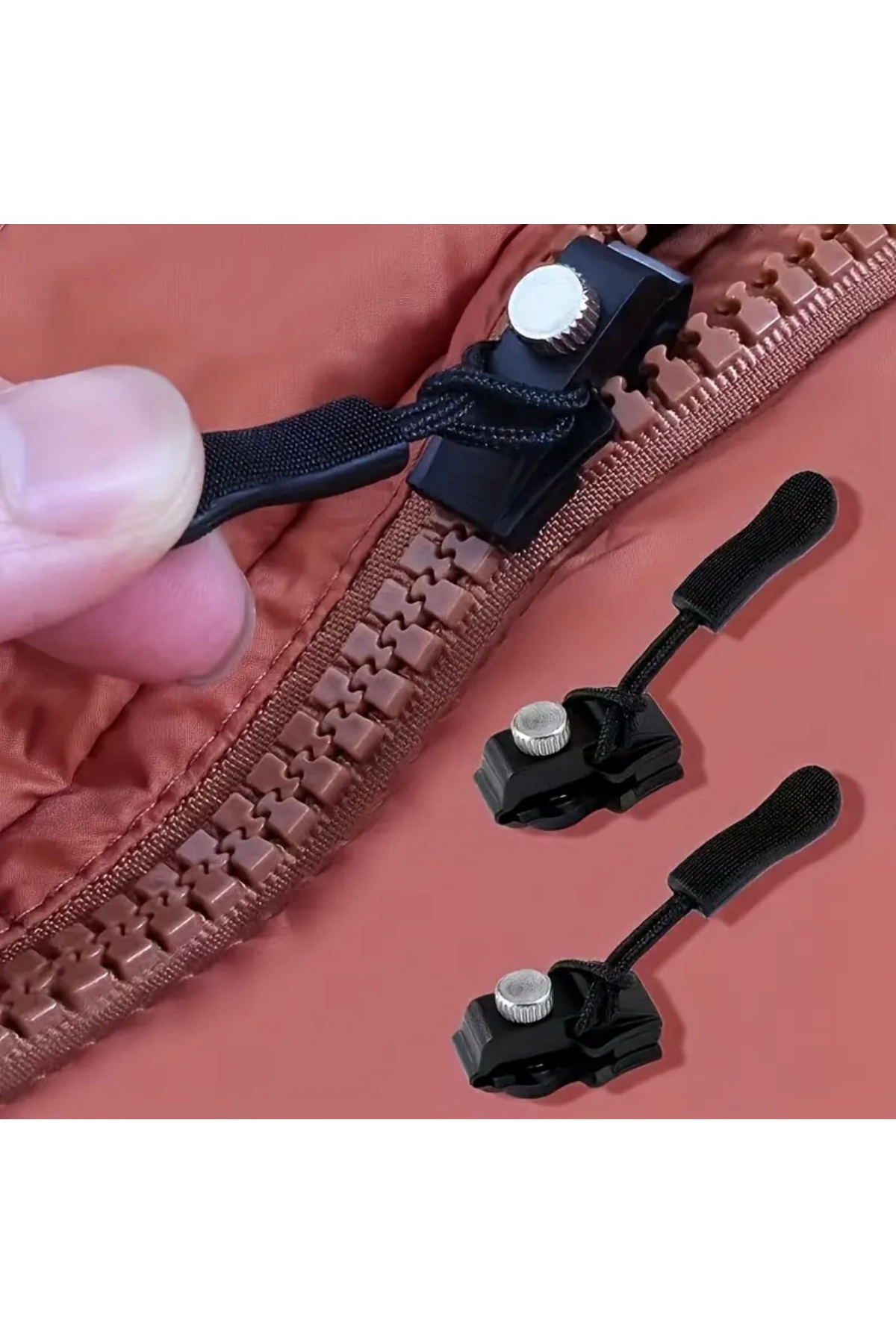 5 Adet Fermuar Tamir Klipsi - Aletsiz Hızlı Onarım, Çanta & Giyim & Ayakkabı İçin