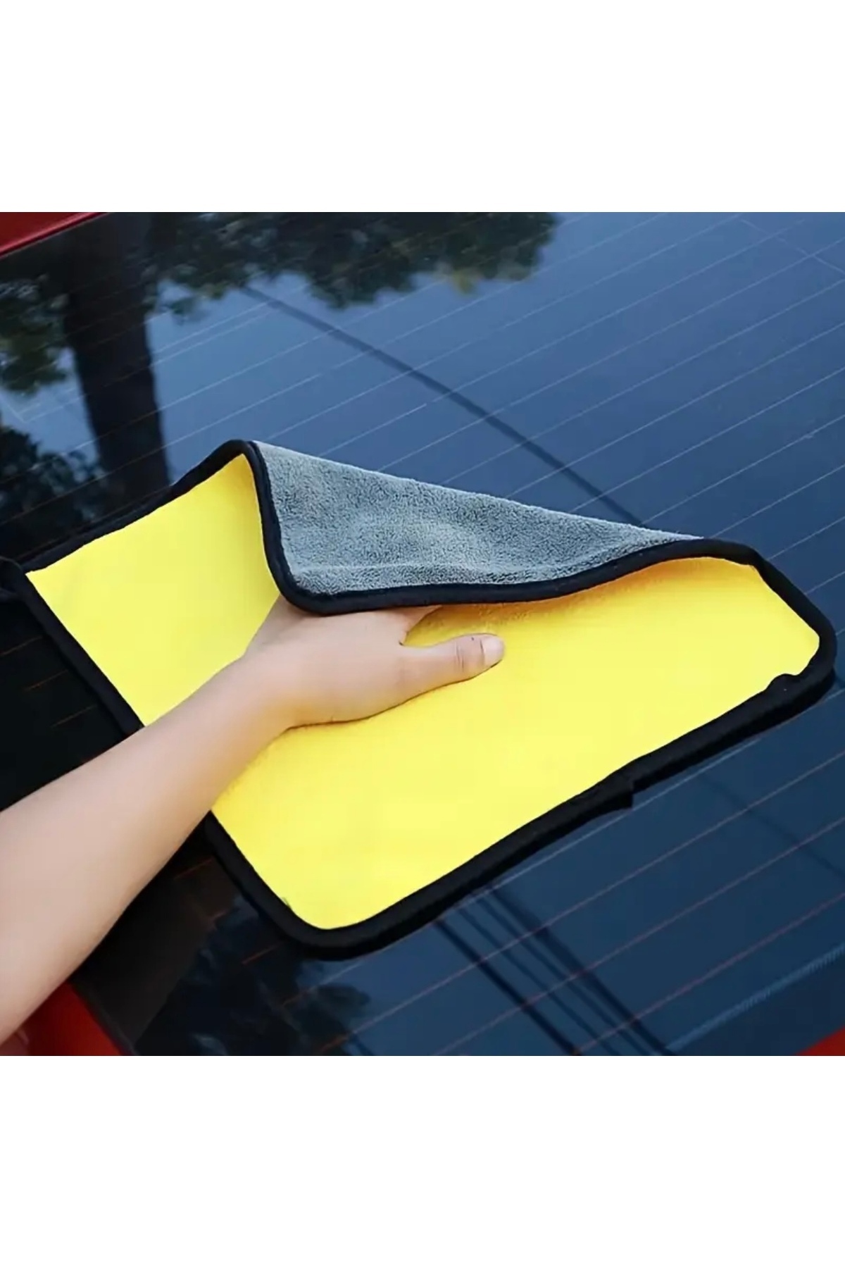 Mikrofiber Çift Taraflı Oto Yıkama ve Temizlik Bezi – Yüksek Emicilik