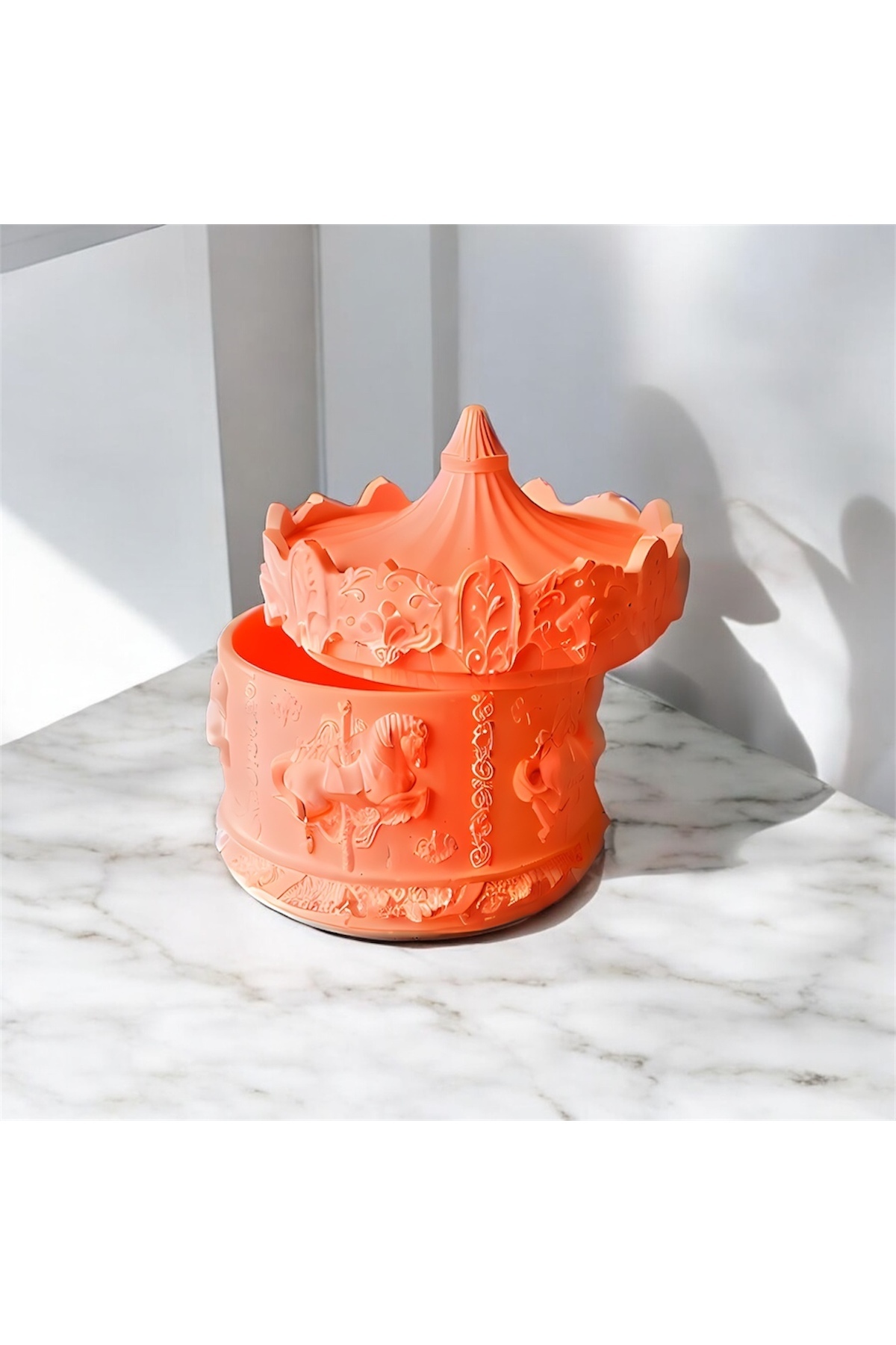 Takı & Mücevher Kutusu 12x10 Cm - Atlı Karınca Özel Tasarım Organizer