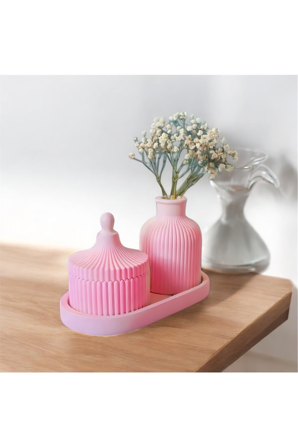 3 Parça Dekoratif Vazo Seti -  Ev Dekorasyonu