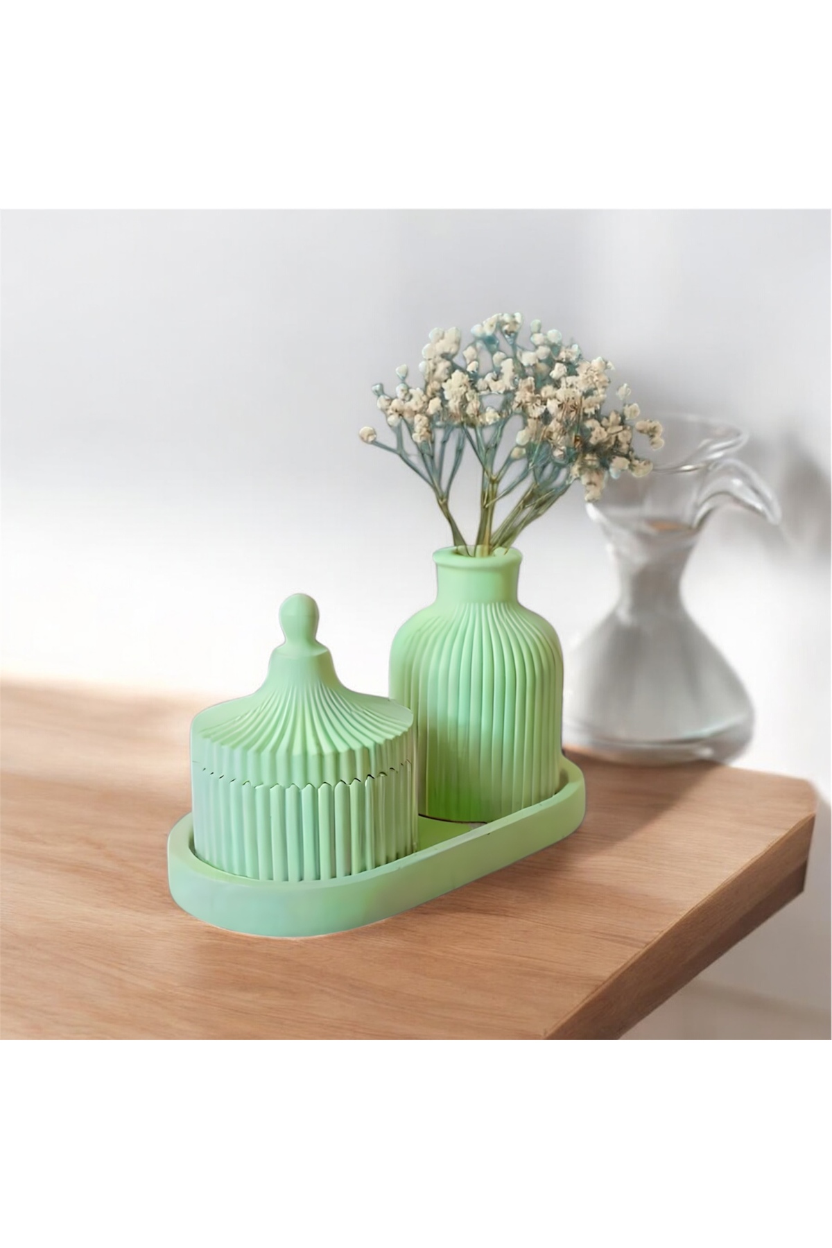 3 Parça Dekoratif Vazo Seti -  Ev Dekorasyonu