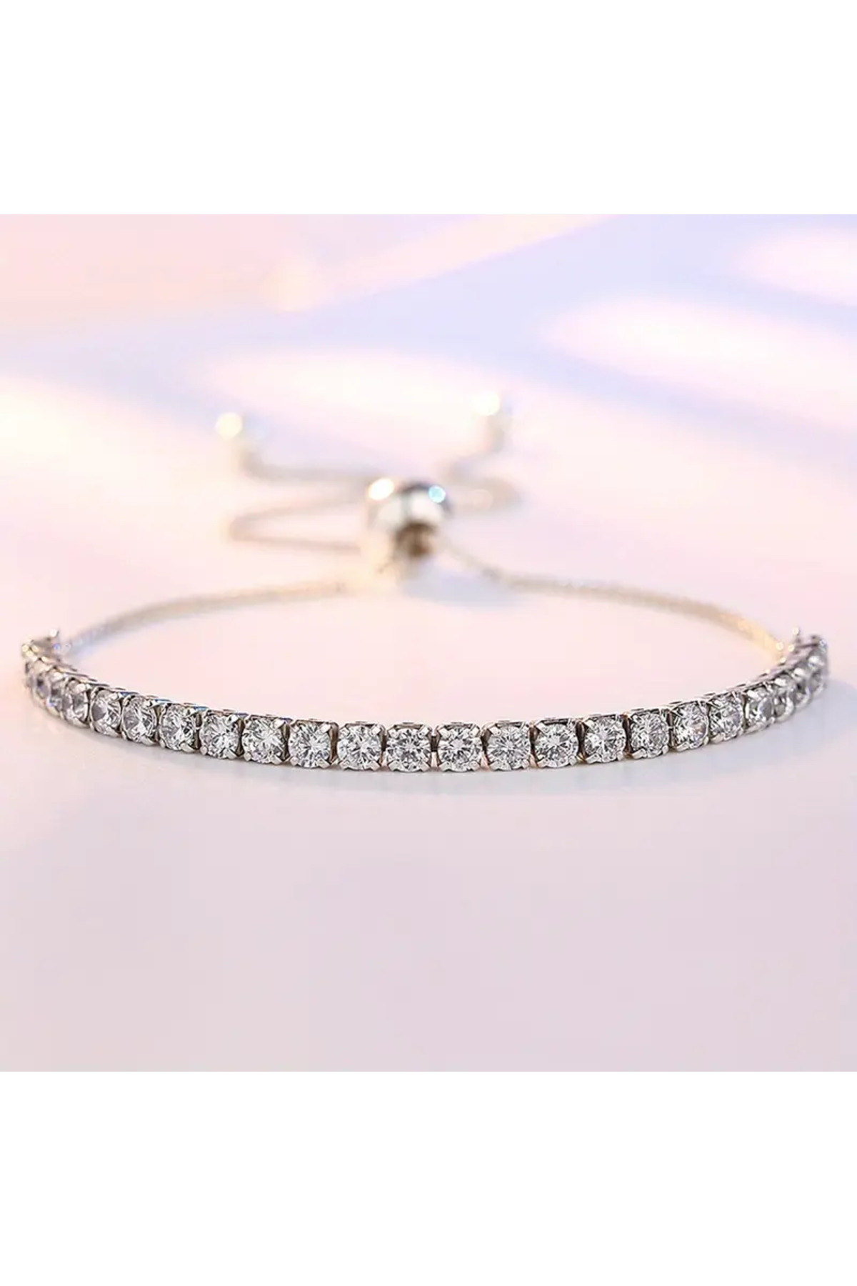 Zirkon Taşlı Su Yolu Paslanmaz Çelik Kadın Bileklik - Şık, Ayarlanabilir Ve Dayanıklı