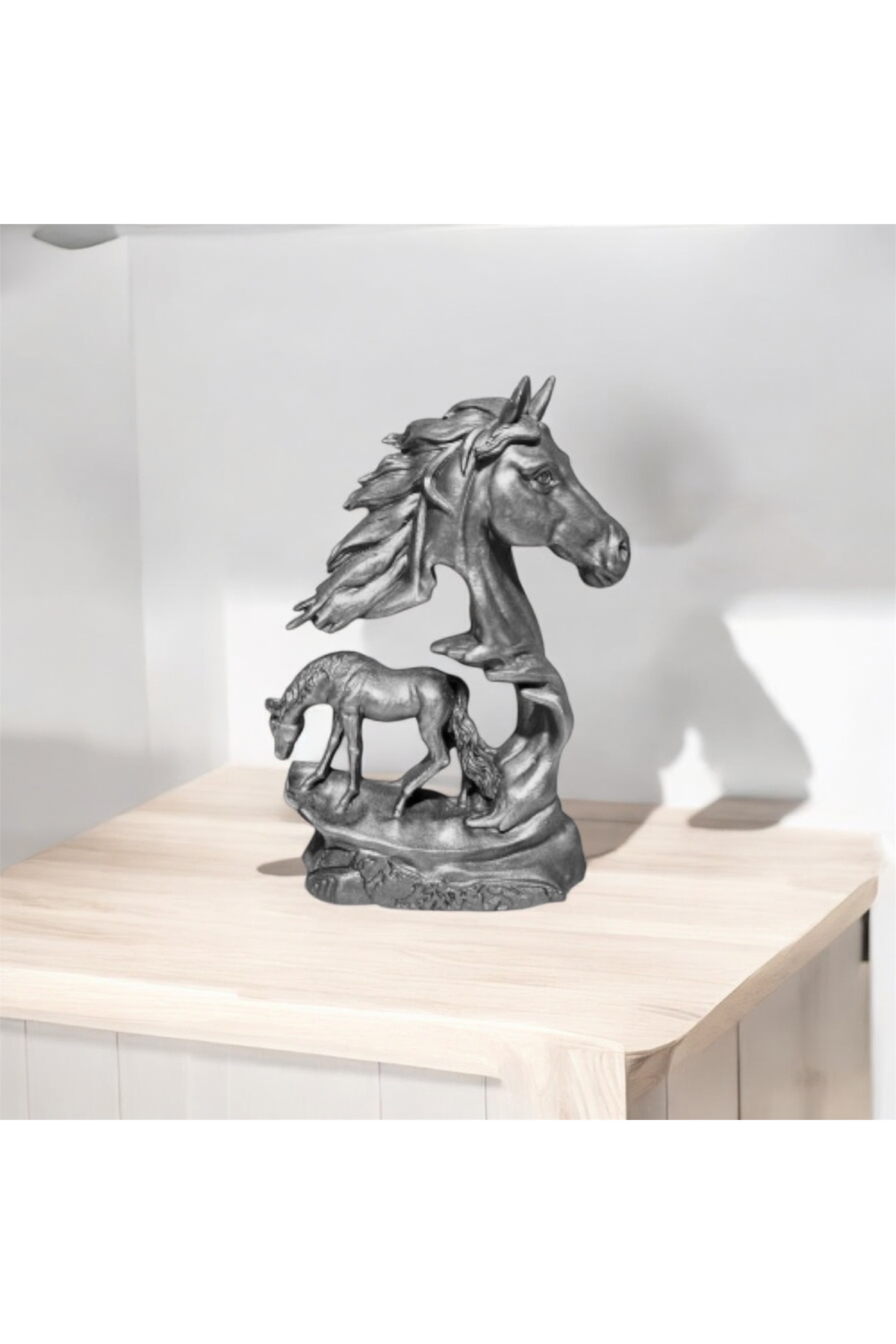 At Heykeli Biblo 12x7 Cm - Özel Tasarım