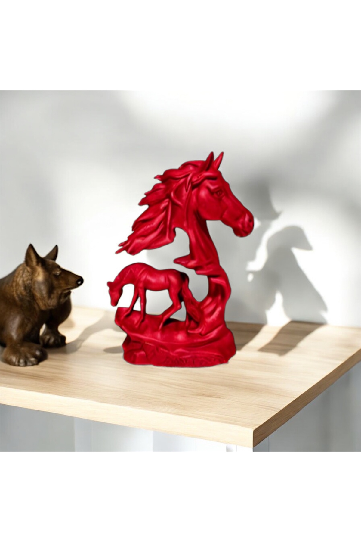 At Heykeli Biblo 12x7 Cm - Özel Tasarım